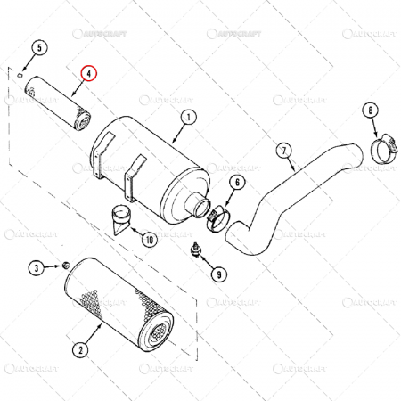 FILTRU AER INTERIOR CASE IH, FENDT, RENAULT, STEYR [1]