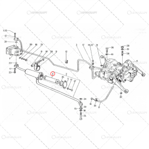 Piese tractor - FILTRU INSTALATIE HIDRAULICA SERVODIRECTIE PH13 UTB TRACTOR U445 40.58.026
