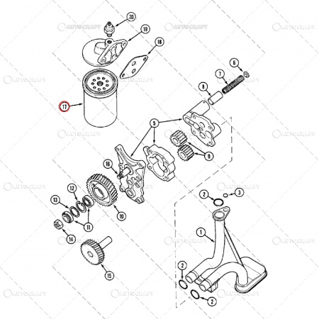 FILTRU ULEI MOTOR CASE IH, MWM, FENDT, STEYR [1]