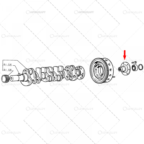 FLANSA VOLANTA FIAT SOMECA 1300, 1300 DT [1]