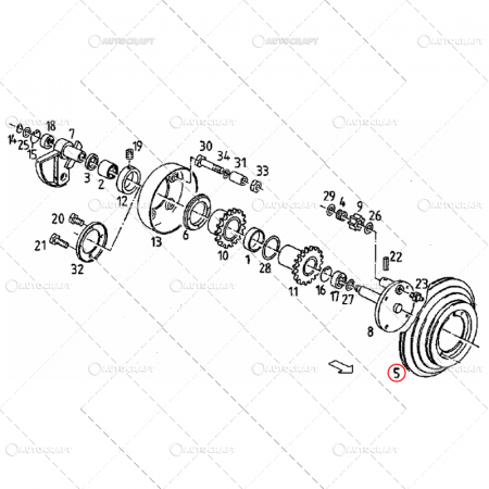 RB 3.20 / 3.20 OC - FULIE ATA PRESA BALOTI DEUTZ FAHR GP, RB