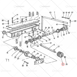 FULIE MICA TREI CANELURI ø25 COASA ROTATIVA 1.35 [5]
