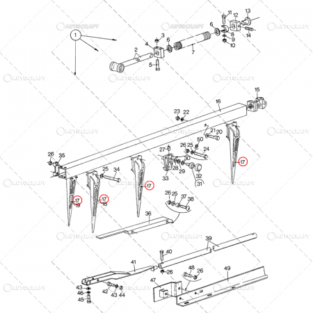FURCA ALIMENTARE FEEDER 350mm PRESA NEW HOLLAND [2]
