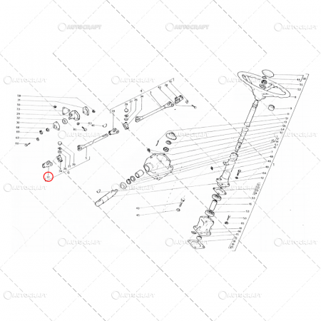 Piese tractor - FURCA CARDAN DIRECTIE NUTURI UTB TRACTOR U650 31.34.154