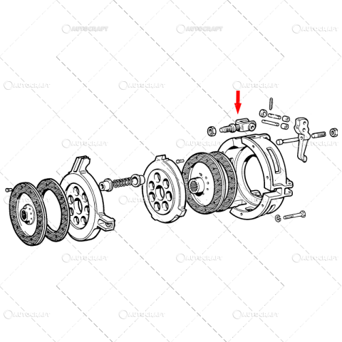 FURCA PARGHII AMBREIAJ PLACA PRESIUNE FIAT 415 [1]