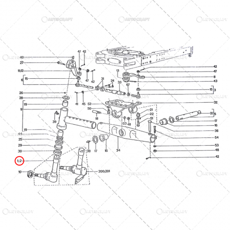 FUZETA STANGA CU PIULITA UTB TRACTOR U650 38.30.012 [1]