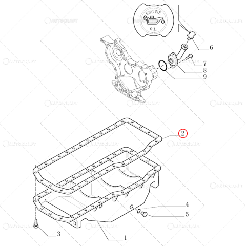 GARNITURA BAIE ULEI FIAT, FORD, NEW HOLLAND [1]