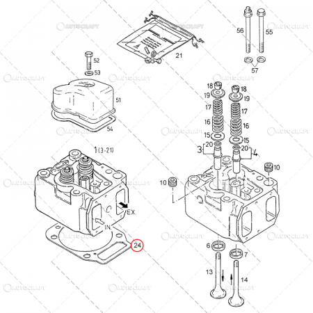GARNITURA CHIULASA 1.48MM MWM, FENDT, DEUTZ, CASE IH, RENAULT, STEYR 113 MM [1]