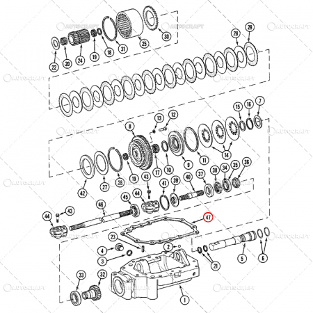 GARNITURA CUTIE TRANSFER CASE IH [1]