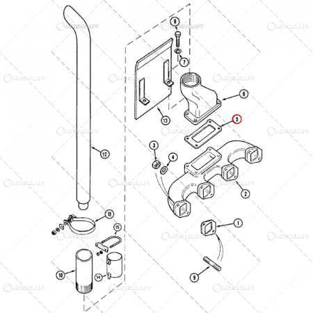 GARNITURA EVACUARE CASE IH [1]