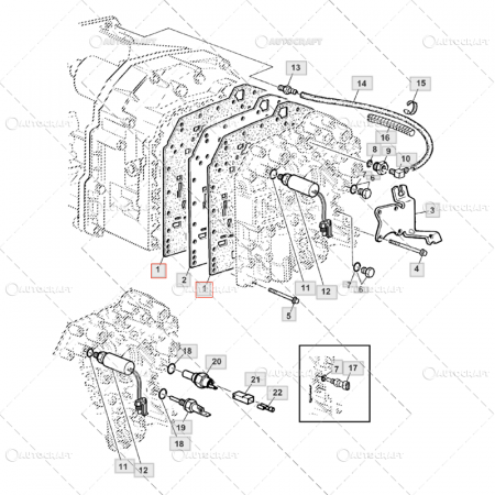 GARNITURA TRANSMISIE JOHN DEERE [1]