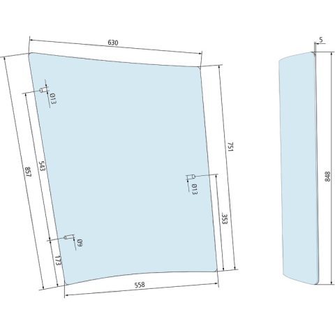 Massey Ferguson - GEAM LATERAL DREAPTA SPATE MASSEY FERGUSON
