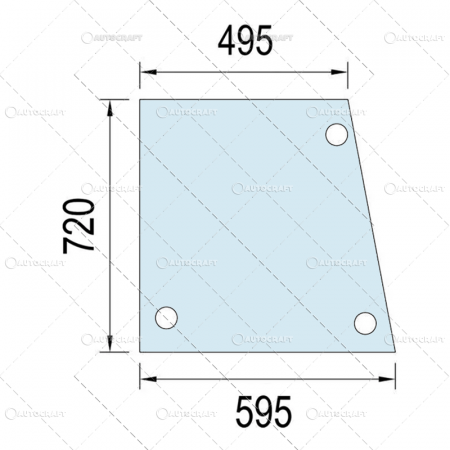 743S - GEAM LATERAL STANGA SAU DREAPTA SPATE CASE IH