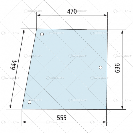 Geamuri laterale spate cabina - GEAM LATERAL STANGA SPATE CASE IH COMFORT 2000