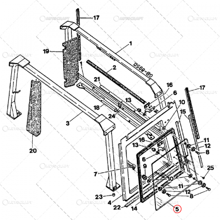 GEAM LATERAL STANGA SPATE CASE IH COMFORT 2000 [1]