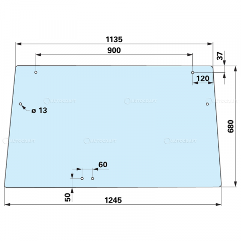 Geamuri spate cabina - GEAM SPATE CASE IH