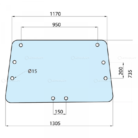 Geamuri spate cabina - GEAM SPATE CASE IH COMFORT 2000