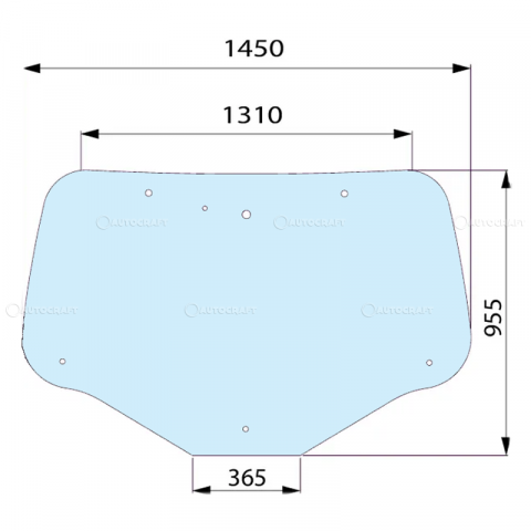 Geamuri laterale spate cabina - GEAM SPATE CASE IH, NEW HOLLAND, STEYR
