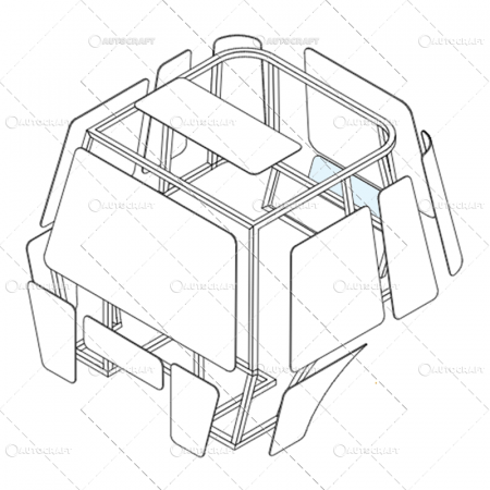 GEAM SPATE, DEDESUBT CASE IH CABINA XL [2]