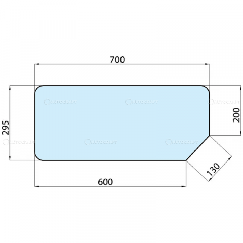 Geamuri - GEAM SPATE INFERIOR FIAT, CASE IH, NEW HOLLAND