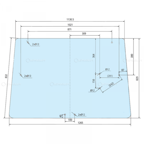 Geamuri spate cabina - GEAM SPATE JOHN DEERE SG2, SG 2