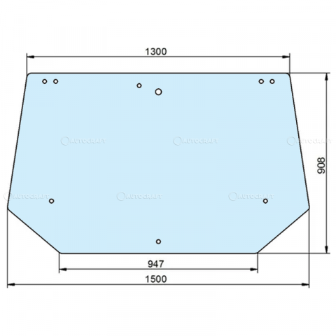 Geamuri spate cabina - GEAM SPATE NEW HOLLAND