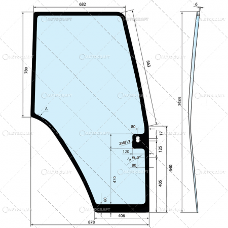 Geamuri - GEAM USA STANGA FIAT, FORD, NEW HOLLAND