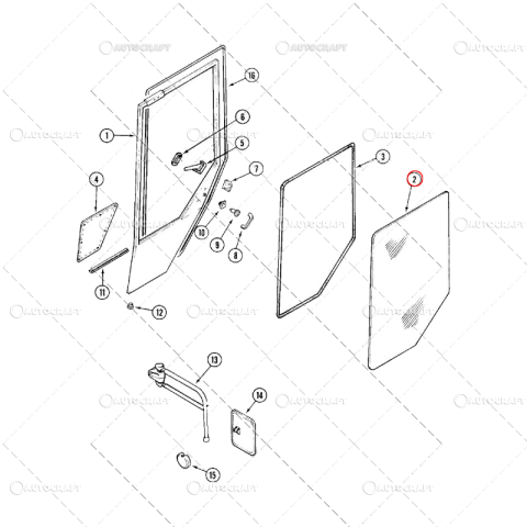 GEAM USA STANGA SAU DREAPTA CASE-IH [1]