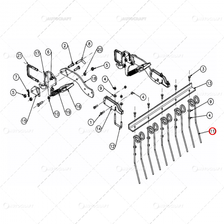 GHEARA ELASTICA CULTIVATOR KVERNELAND TLC TLD [1]