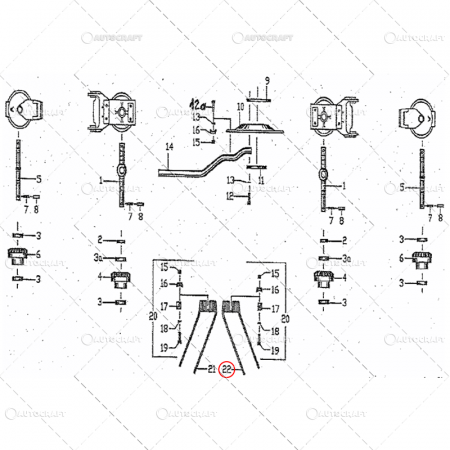 GHEARA ELASTICA GREBLA ROTATIVA NIEMEYER [2]