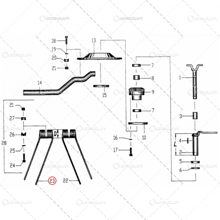 GHEARA ELASTICA GREBLA ROTATIVA NIEMEYER [3]