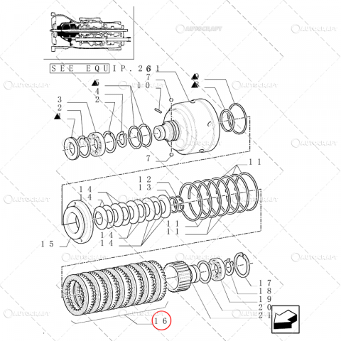KIT AMBREIAJ TRANSMISIE NEW HOLLAND [1]