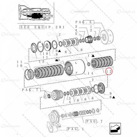 KIT AMBREIAJ TRANSMISIE NEW HOLLAND, FIAT, FORD [2]