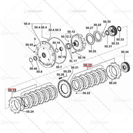KIT DISCURI TRANSMISIE HURLIMANN, DEUTZ [1]