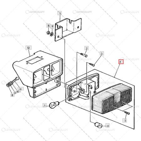 LAMPA STANGA SPATE JOHN DEERE [2]