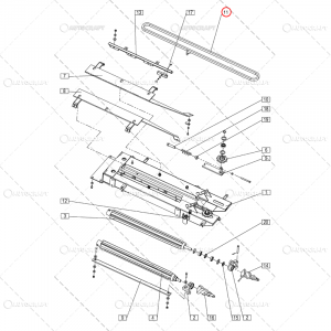 LANT CU 9 CUPE HEDER CULEGATOARE PORUMB SIP, ZMAJ L=2.74 m [1]