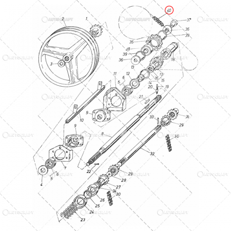 Zmaj - LANT PINION AX FULIE MARECULEGATOARE PORUMB ZMAJ
