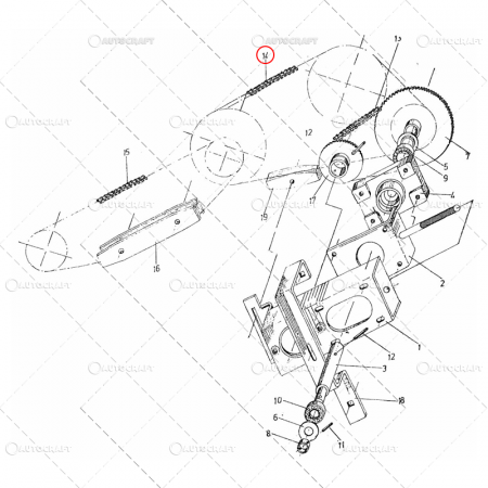 Zmaj - LANT PINION TRANSMISIE GRUP CULEGATOARE PORUMB ZMAJ