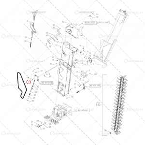 Case IH - LANT ELEVATOR GRAU COMBINA CASE IH