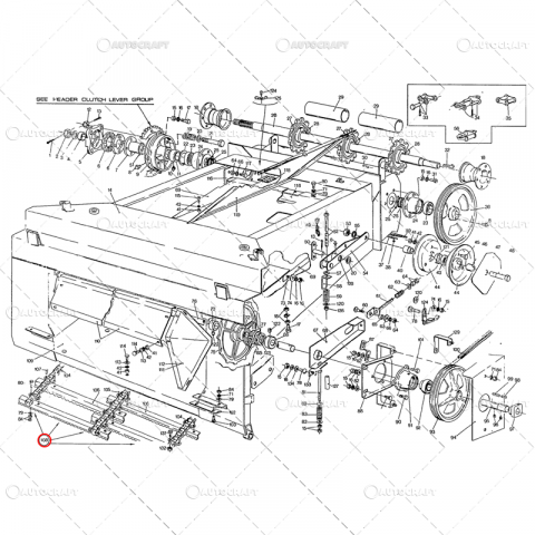 1530 - LANT GAT FEEDER COMBINA NEW HOLLAND 1530, 1540, 1545, 1550