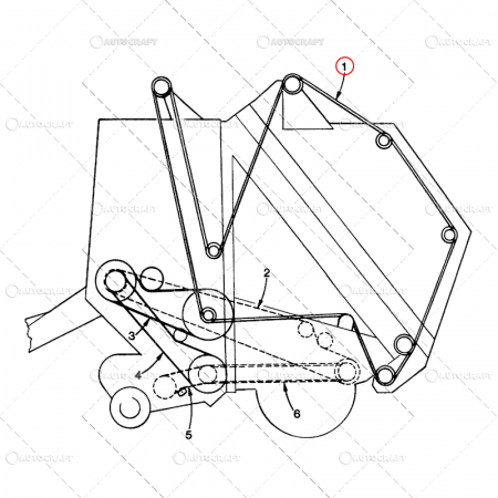 LANT PRESA BALOTAT NEW HOLLAND 840, 841, 861, 865 [1]