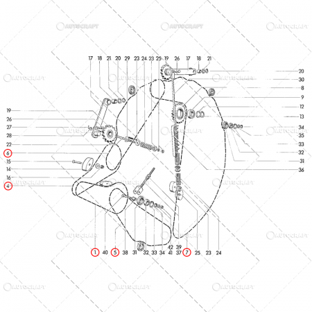 Lanturi, roti lanturi - LANT TRANSMISIE PRESA BALOTI WELGER
