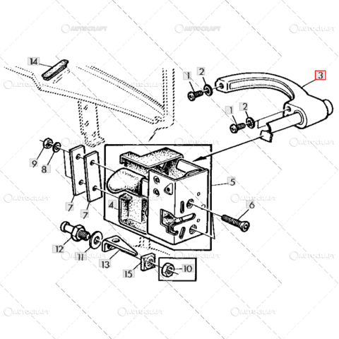 MANER USA STANGA SAU DREAPTA JOHN DEERE CABINA SG2, MC1 [2]
