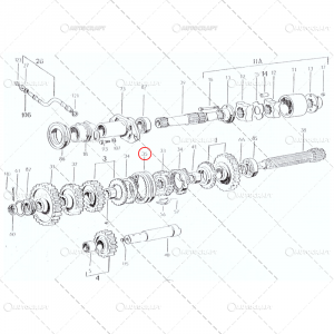MANSON COROANA SINCRON ALUNECATOR TRACTOR U445 40.17.115 [2]