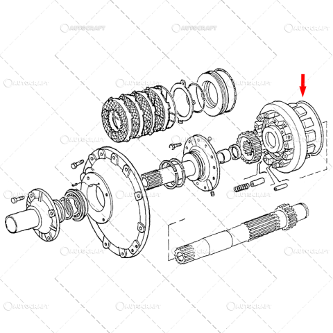 F100 - ORING AMBREIAJ TRANSMISIE HI-LO (X2) FIAT 165X174X3.2 MM