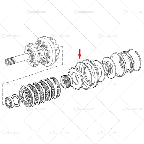 F100 - ORING AMBREIAJ TRANSMISIE HI-LO (X2) FIAT 205.7X214X3.2 MM