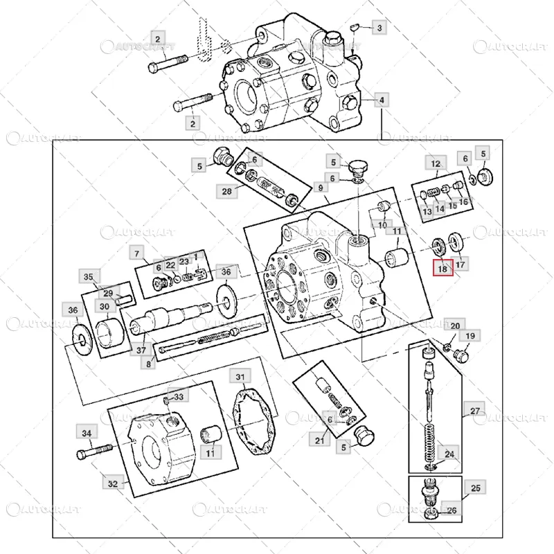 ORING AX POMPA HIDRAULICA JOHN DEERE [1]