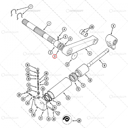 Bucsa, inel, oring, piese arbore ridicare - ORING AX RIDICARE HIDRAULICA MONOBLOC CASE IH 59.00 MM