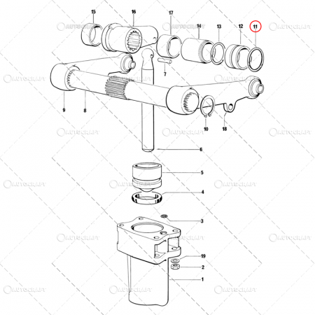 Bucsa, inel, oring, piese arbore ridicare - ORING AX RIDICARE HIDRAULICA SAME