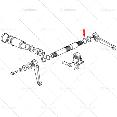Fiat - ORING DREAPTA AX RIDICARE HIDRAULICA FIAT